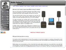 Tablet Screenshot of mediajockeys.com